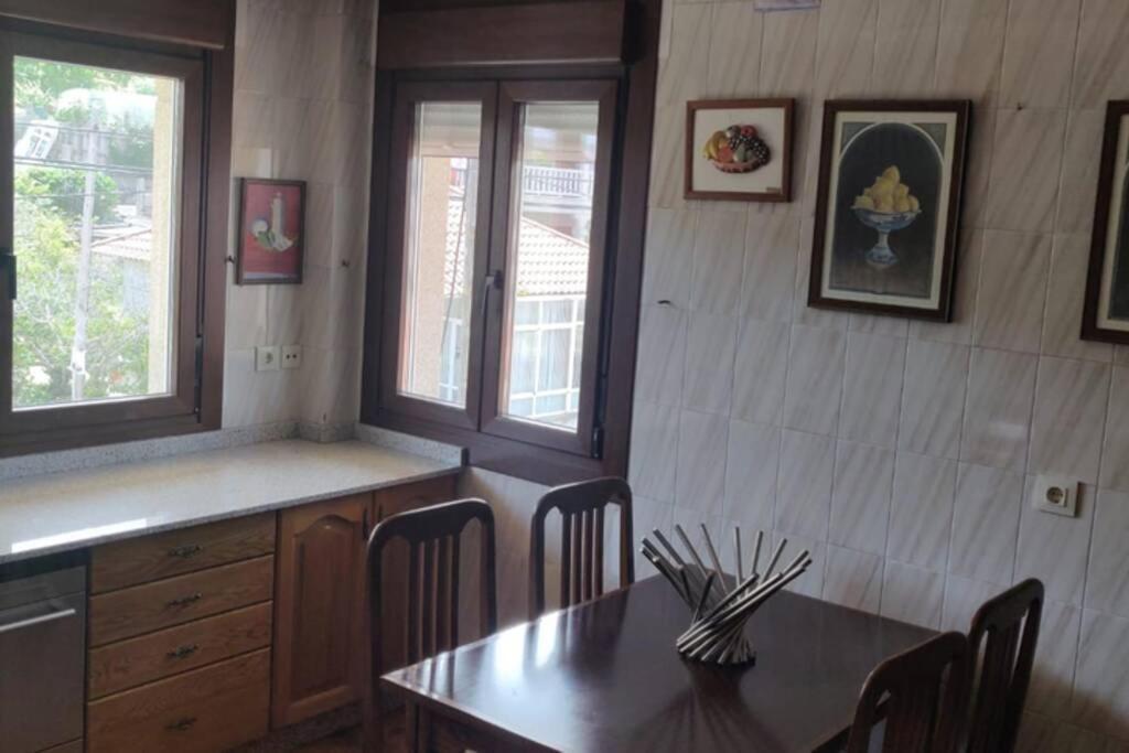 Casa cerca de Baiona con maravillosas vistas al mar. Pontevedra Exterior foto